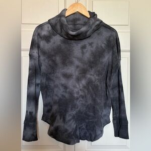 Maeve / Charcoal Tie-dye Knit Sweater / S